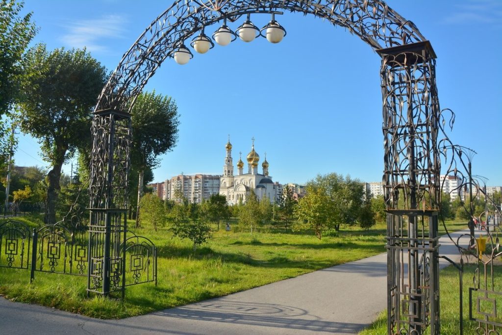 Фотография товара Кованая арка для входа в парк