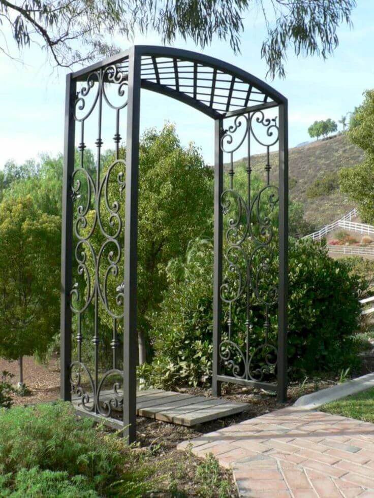 Фотография товара Кованая входная арка для сада