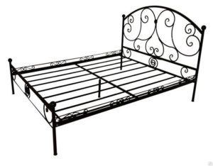 Фотография товара Каркас кровати из ковки с узорами и орнаментом