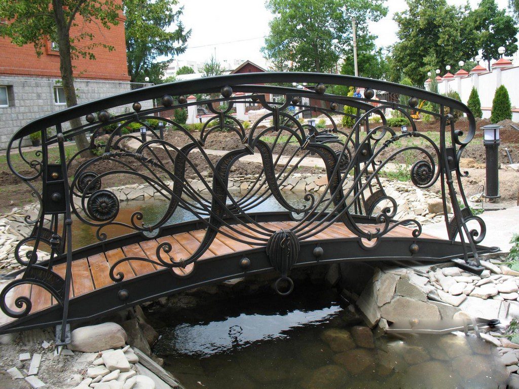 Фотография товара Кованый мостик для сада