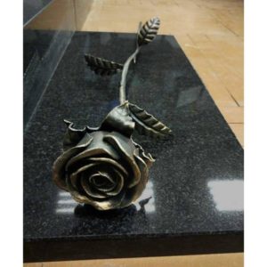 Фотография товара Кованая роза на могилу