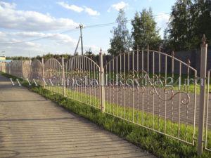Фотография товара Металлический забор №4 для парков и скверов