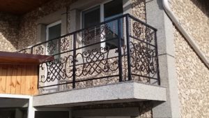 Фотография товара Кованое ограждение для балконов с узорами  №2