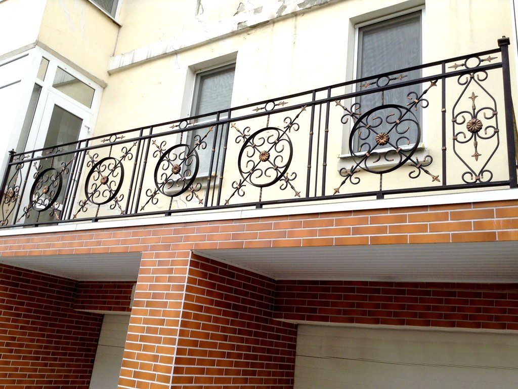 Фотография товара Кованые балконные перила №12
