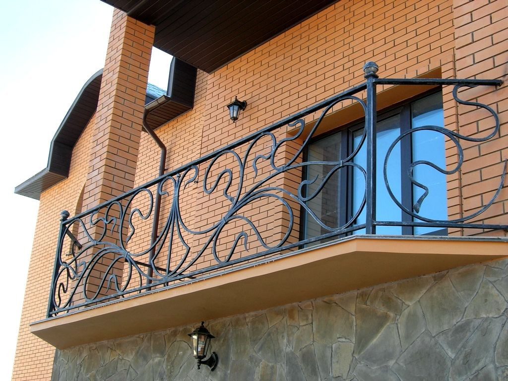Фотография товара Кованые балконные перила №15
