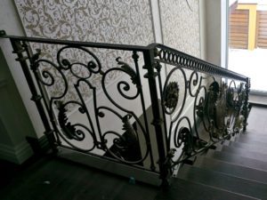 Фотография товара Кованые классические перила для лестницы №80