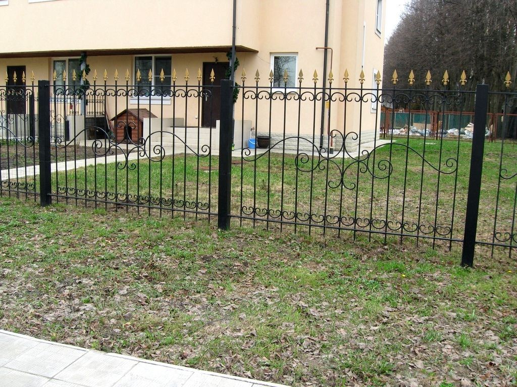 Фотография товара Металлический прозрачный сварной забор для домов, парков