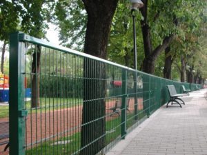 Фотография товара Металлическое ограждение для парков и зон отдыха сетка