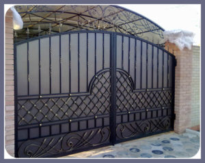Фотография товара Кованые ворота для частного дома