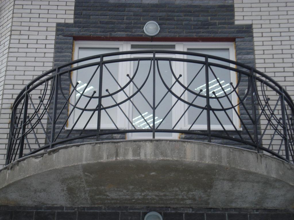 Фотография товара Полукруглый балкон из металла