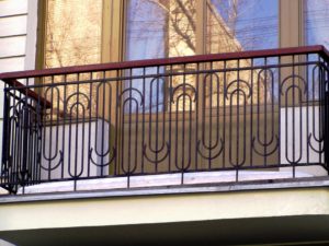 Фотография товара Балкон с полумесяцем металлический
