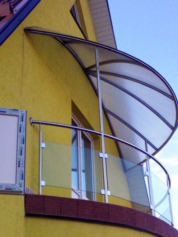 Фотография товара Балкон с навесом из поликарбоната
