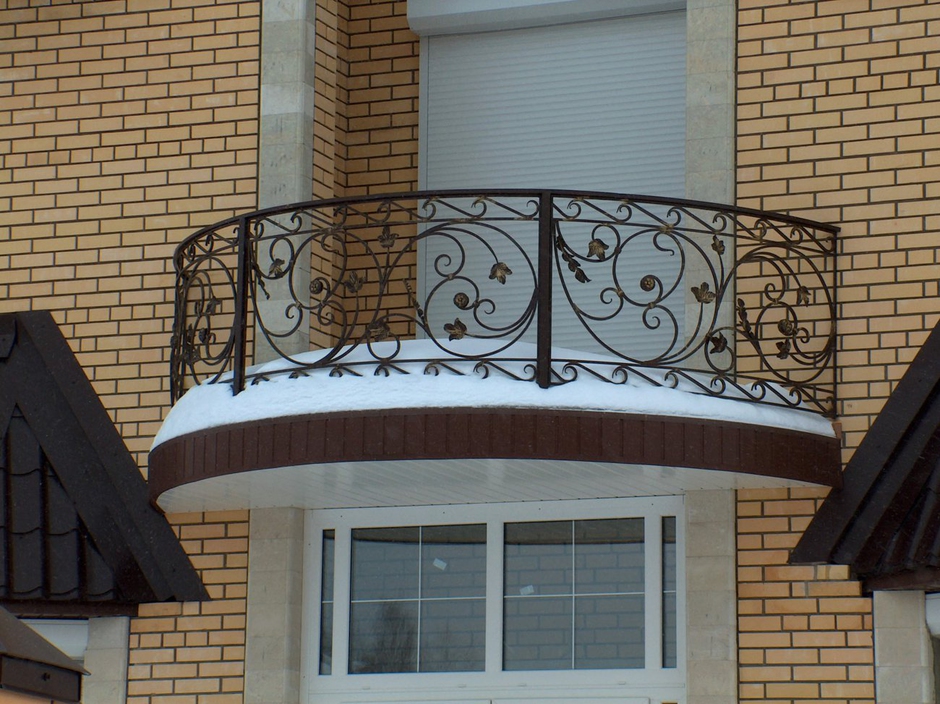 Фотография товара Балкон полукруглый кованый