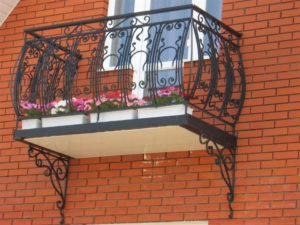 Фотография товара Кованый балкон с узорами