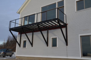 Фотография товара Металлический балкон для частного дома №2