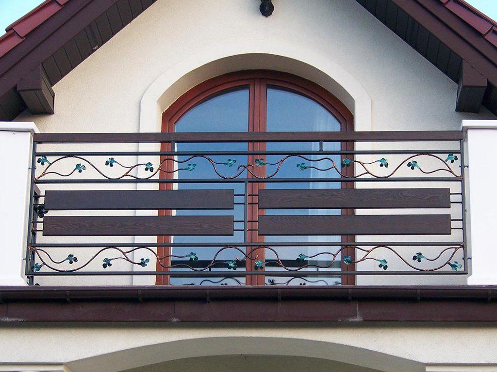 Фотография товара Балкон с коваными цветами