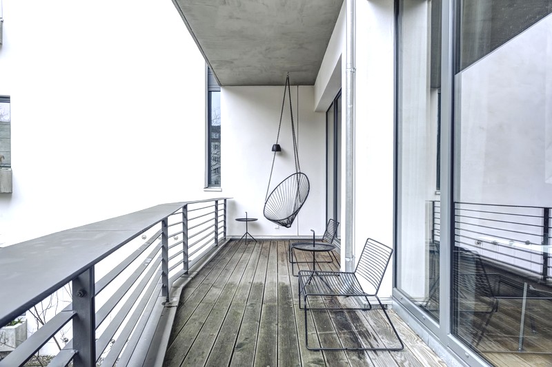 Фотография товара Балкон в стиле ЛОФТ металлический №2