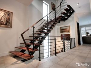 Фотография товара Перила для лестниц в стиле ЛОФТ