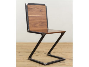 Фотография товара Стул ЛОФТ из металла с деревянным сиденьем